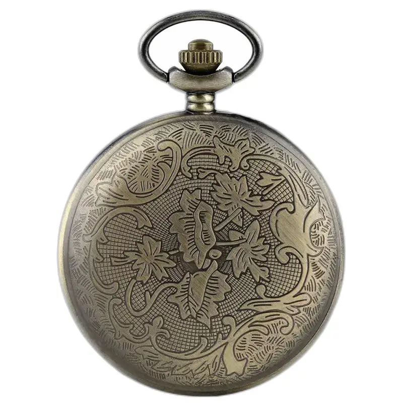 Vintage Flowers Bronze -kaulakoru taskukello