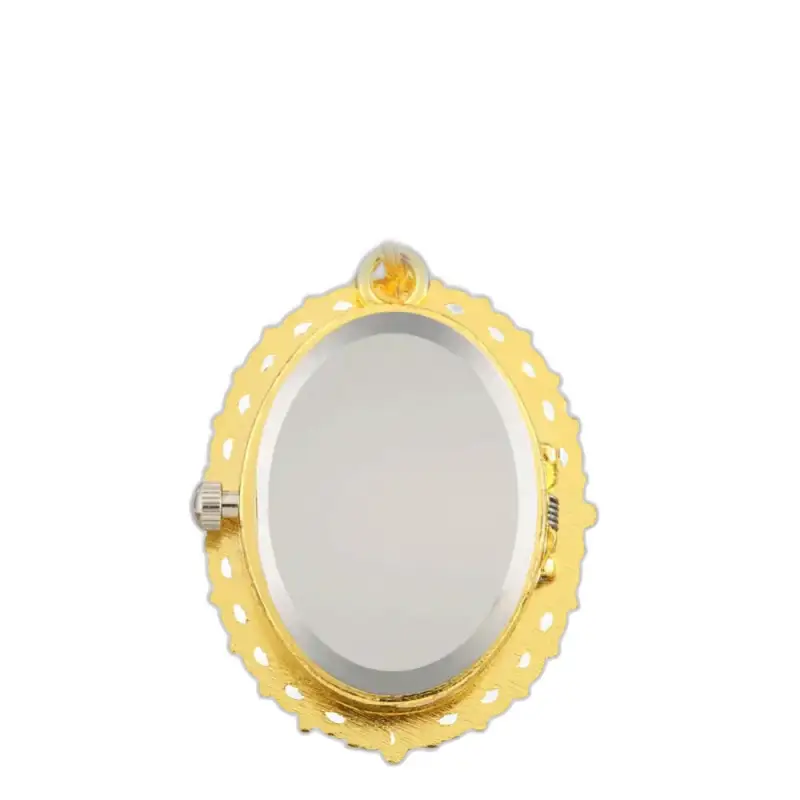 Vintage Marie Quartz Collier naisten kello soikealla kellotaululla ja kultaisella kehyksellä