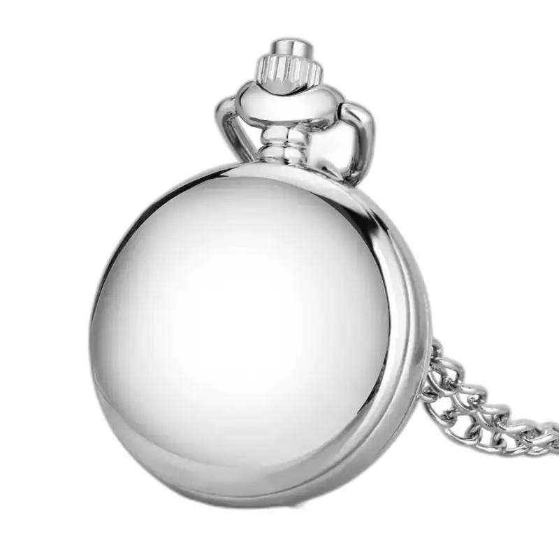 Vintage Marilyne Monroe Quartz -kaulakorukello tyylikkäällä hopeaketjulla