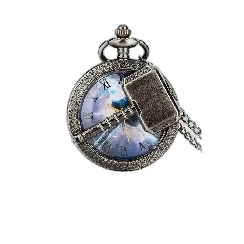 Naisten Thor's Hammer Quartz -kaulakoru kello Thorin inspiroimalla suunnittelulla