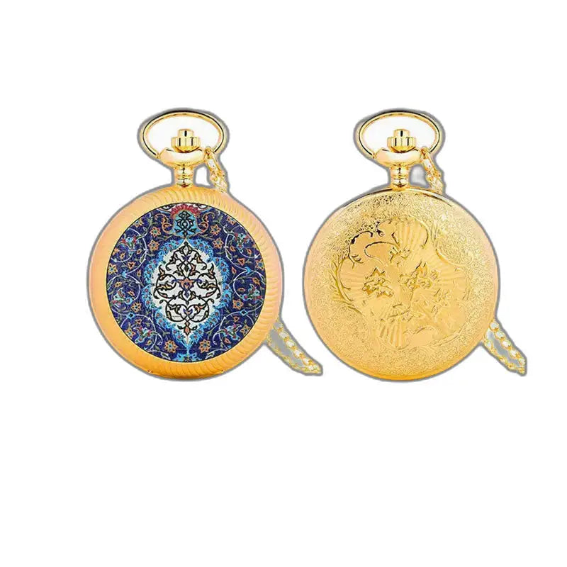 Deux montres de poche en or au design unique de Fleur Grise